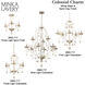 Colonial Charm 3 Light 16.75 inch White Wash and Sun Dried Clay Semi Flush Ceiling Light